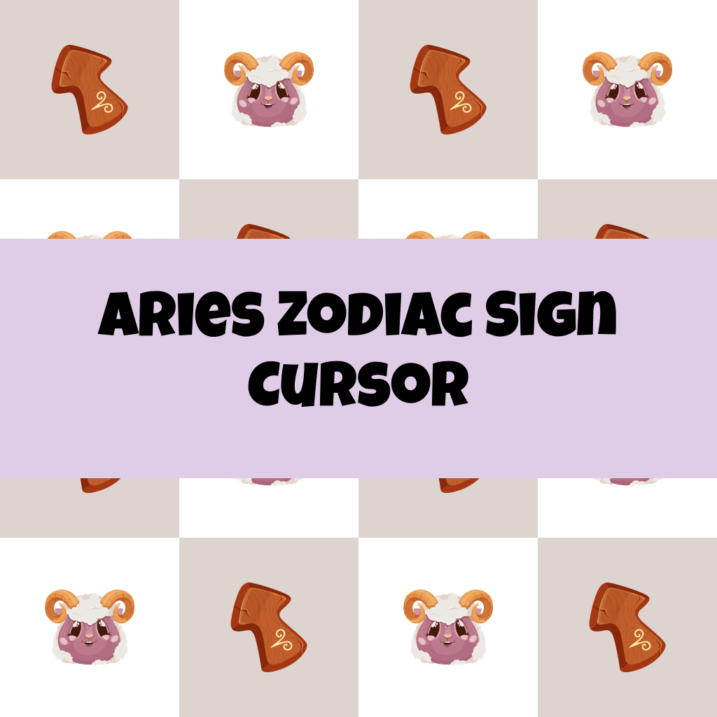 Preview Aries Zodiac Sign cursor custom cursor pack